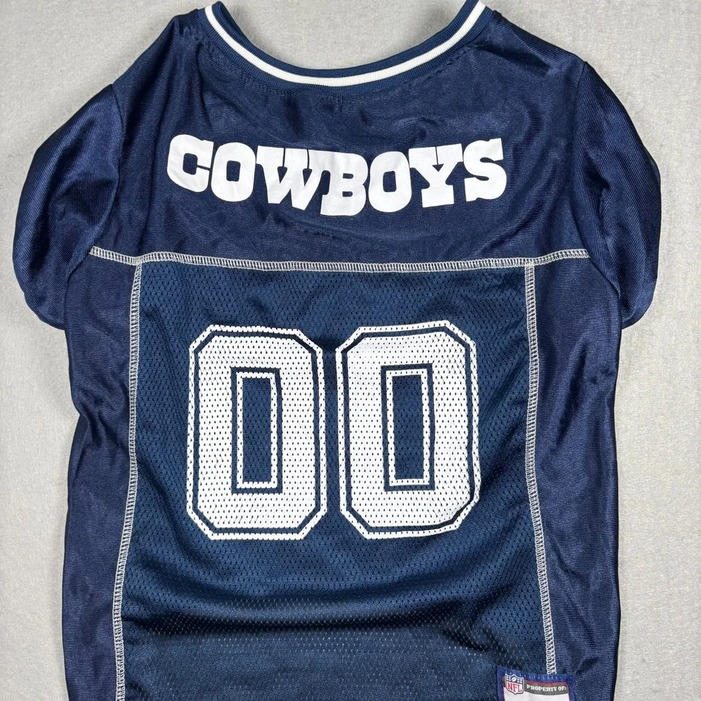 Dallas Cowboys Dog Jersey Shirt Size XL NFL  Football Pet Merchandise Blue